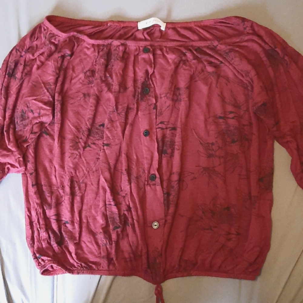 Maroon shirt